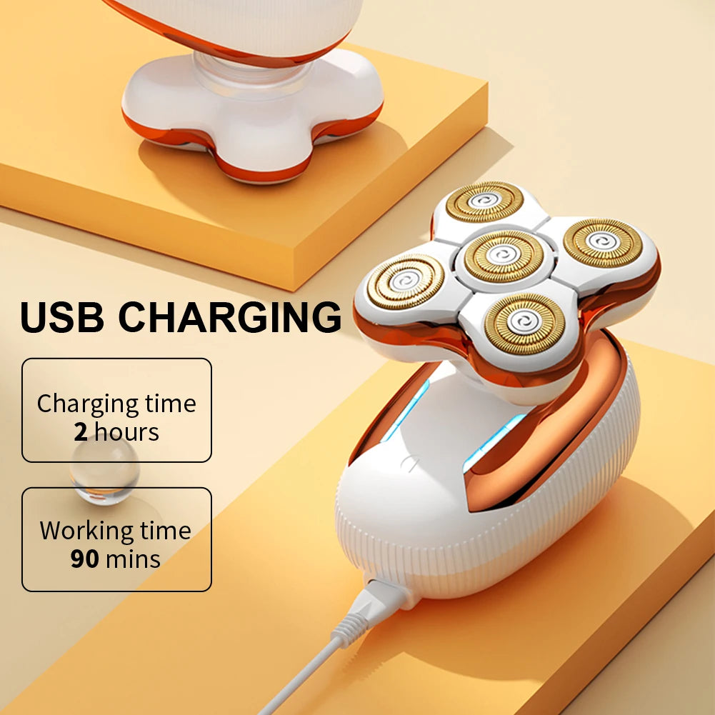 Women's Gold Electric Hair Removal Device