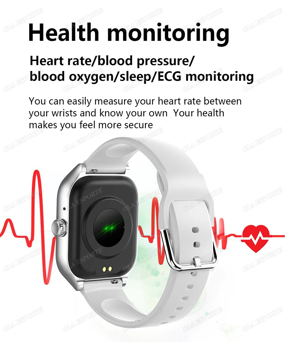 Stay connected and stylish with this versatile smartwatch compatible with both Android and iOS devices!