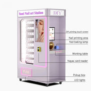 3D Smart Nails Printer Vending Machine Self Service Nail Art Machine With Automatic Nail Printer Machine