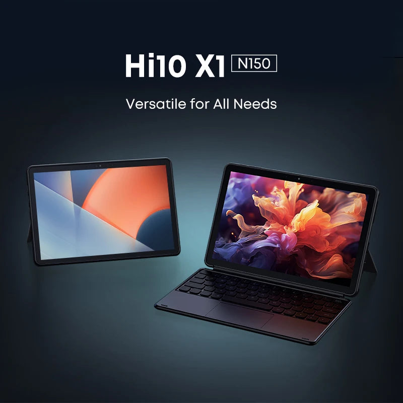 CHUWI Hi10 X1 Intel N150 2 IN 1 Windows Tablet Laptop UHD Graphics 10.1" LCD Screen 8GB DDR5 256GB SSD Tablets Windows 11 Wifi6