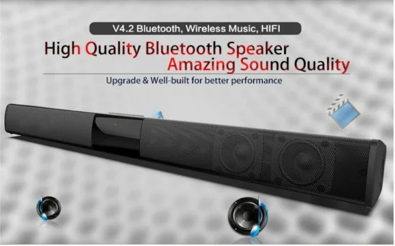 Bluetooth Speaker Super Powerful Sound Bar Portable Wireless Surround Stereo Home TV Sound Box Subwoofer FM Radio Home Theater