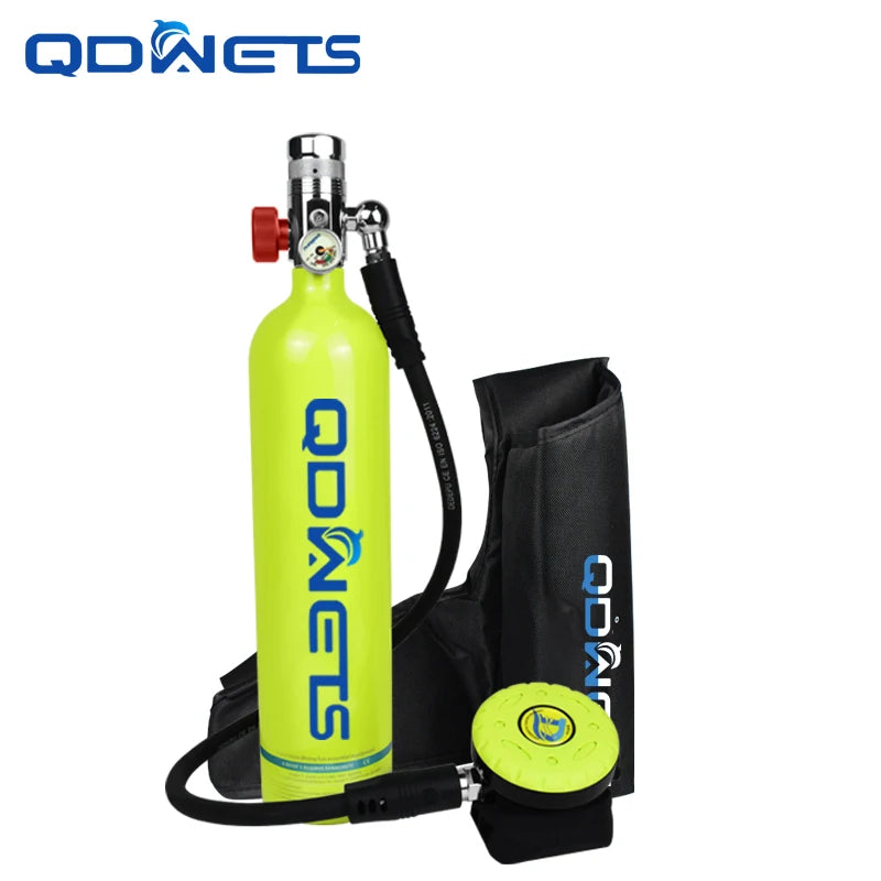 1L Scuba Diving Tank Professional Diving Equipment Underwater Breathing Scuba Tank Oxygen Cylinder 15-25 Minutes QDWETS
