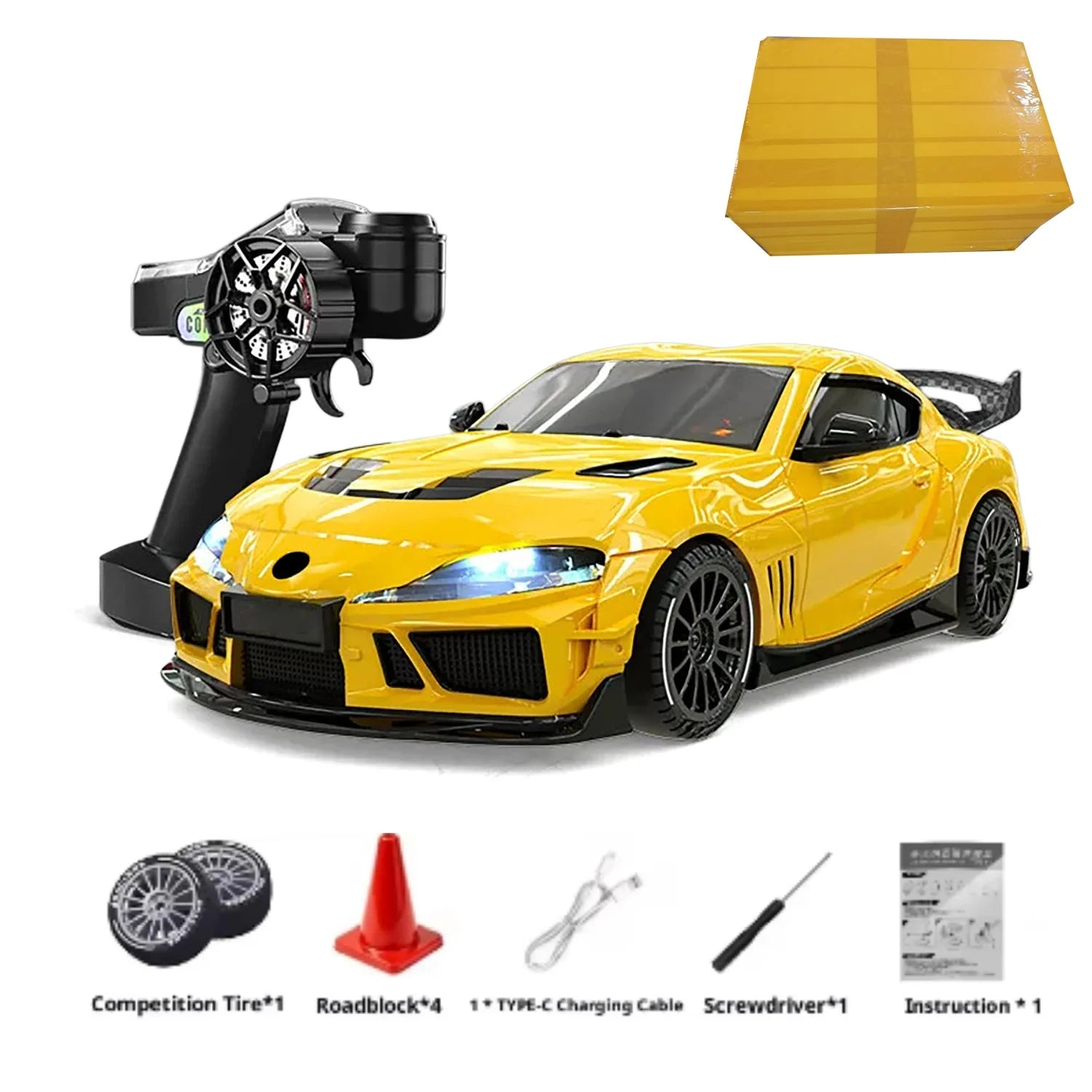 1/43 Supra 1087X Mini Simulation JXC RC Rc Drift Car Vehicle Model Control RTR Four-wheel Drive Modle For Adult Toys
