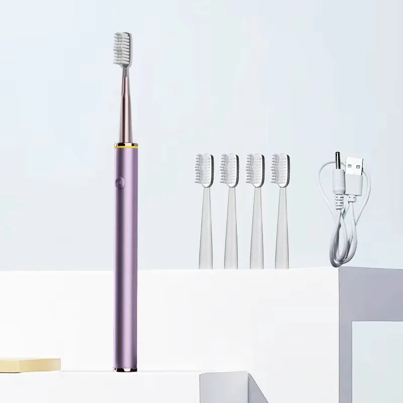 Experience precise cleaning with this electric toothbrush featuring a slim, specially designed brush head for gentle and effective oral care!