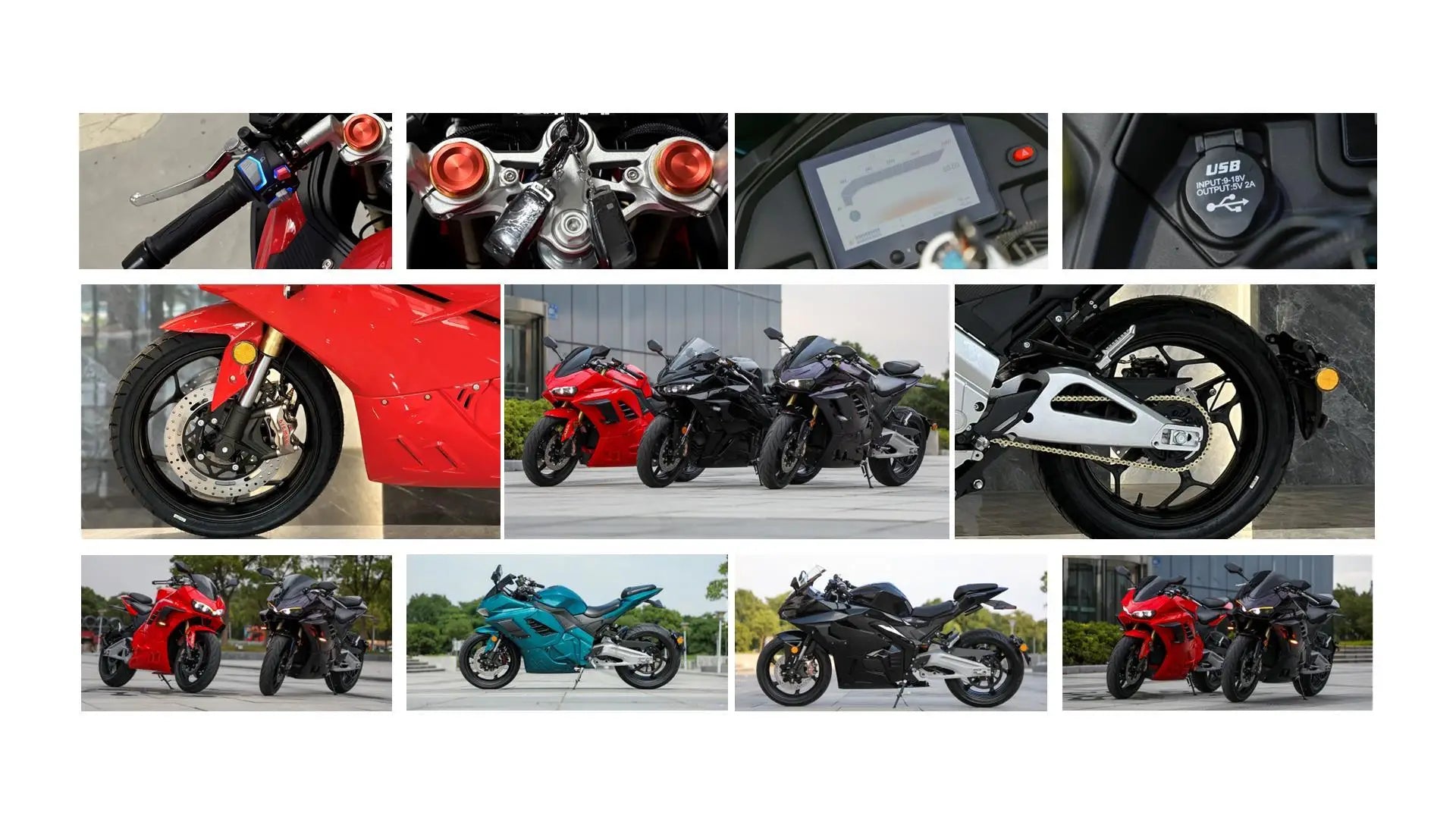 High Performance Electric Big Bike Motorcycle 2 Wheel Electric Motorcycle Electric Motorcycle for Adults