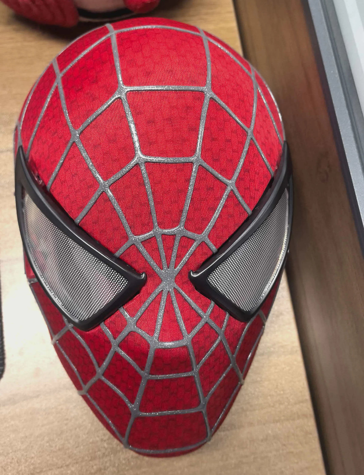 Superhero Cosplay Helmet Hard Shell Magnetic Visor, 3D Screen‑Print Fabric, Realistic Costume Accessory, Collectible Cosplay