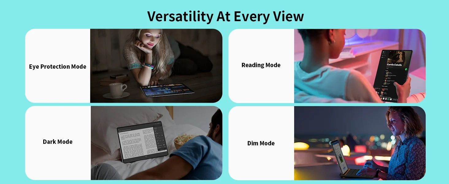 2025 Newest Android 14 Tablet 14.1 inch T616 Octa-Core Tablets with 16GB RAM+512GB ROM 12000mAh Large Battery BT5.0 5G WiFi GPS