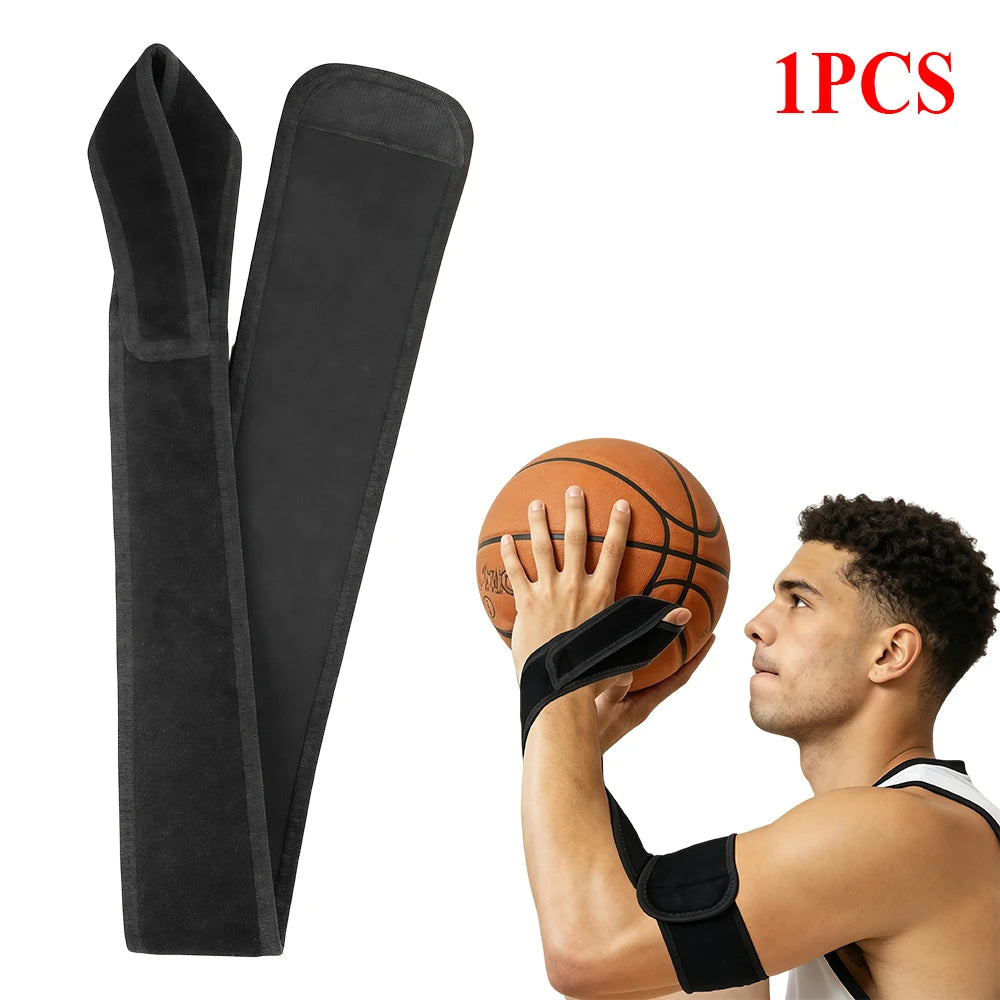 1/2Pcs Basketball Shot Trainer Straps, Adjustable Finger Sleeve Shooting Posture Corrector for Hand Form Correction