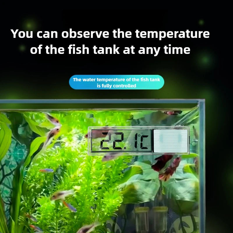 Keep your aquarium just right with this electronic LCD digital thermometer—easy to read and ultra-accurate!