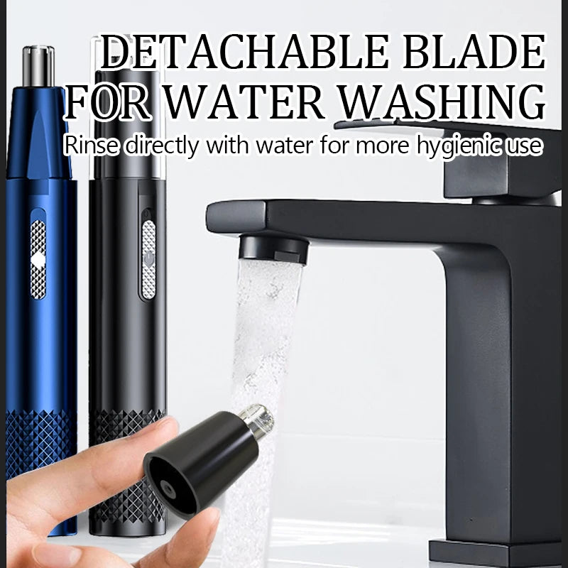 Electric Shaving Nose Ear Trimmer Safe Face Care Rechargeable Nose Hair Trimmer for Men Shaving Hair Removal Razor Beard