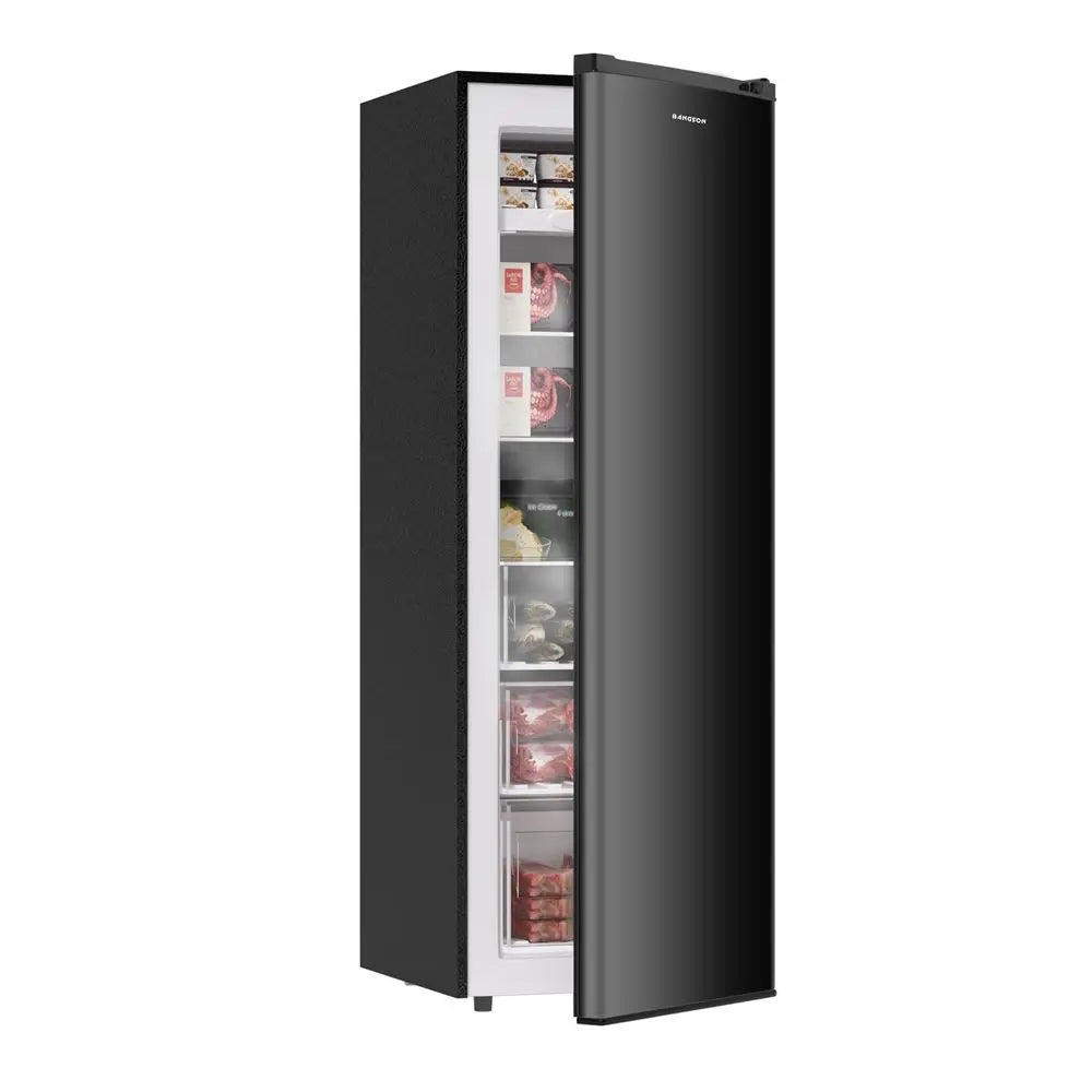 Upright Freezer, 7.0 Cu.ft Stand Up Freezer, Convertible Upright Freezer Refrigerator, Single Door for Kitchen,Garage, Office,