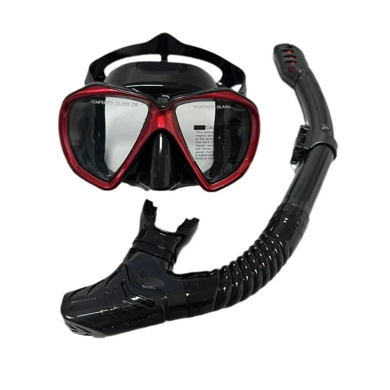 QYQ Professional Scuba Diving Masks Snorkeling Set Adult Silicone Skirt  Goggles Glasses Diving Mask
