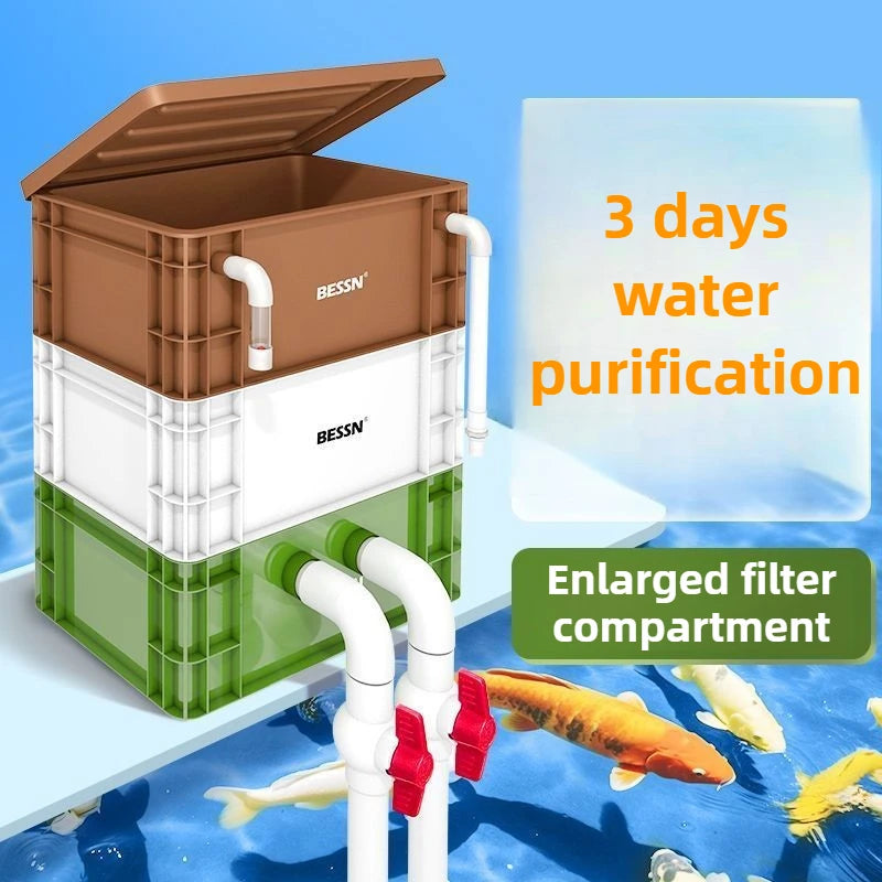 Fish Tank External Filter Box Aquarium Water Circulation System Filters Aquarium Canister Filter Equipment Fishbowl Supplies