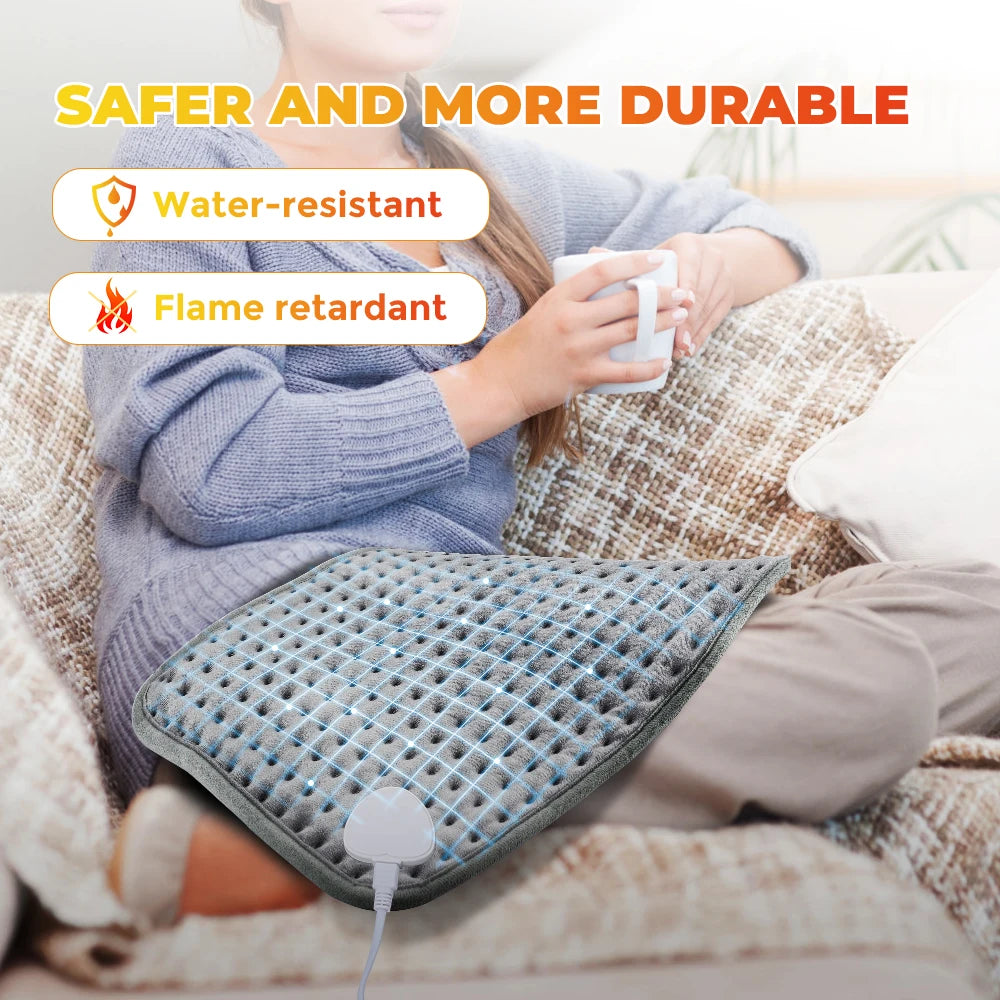 Electric Heating Pad Warm Winter Physiotherapy Blanket Shoulder Neck Back Spine Leg Pain Relief Hot Compress Pad Cushion