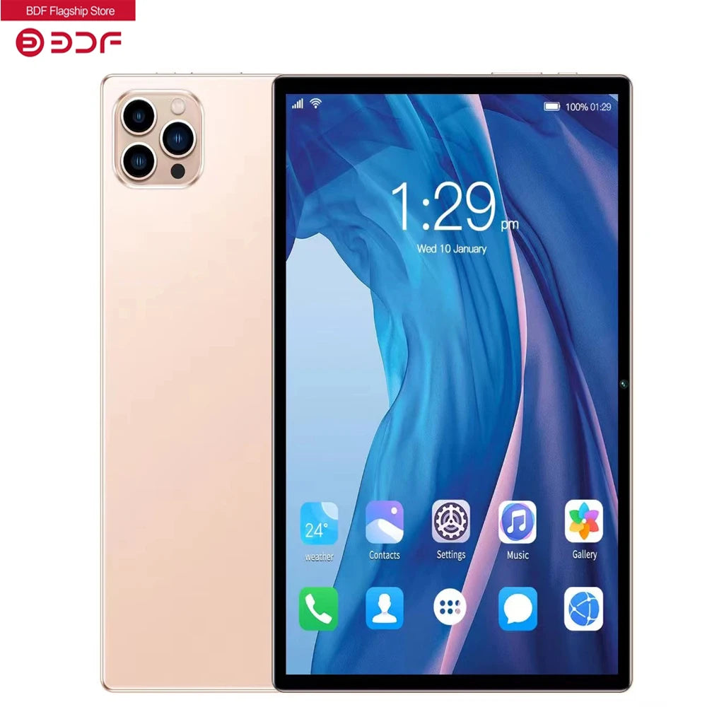 Stay connected and productive with this Android 13 tablet PC—featuring Wi-Fi, Bluetooth, 4GB RAM, 64GB storage, and dual SIM support for versatile use!