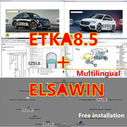 2025Latest Car Repair Software Elsawin 6.0 Etka 8.5 vehicle electronic parts catalog, suitable for V/W+AU/DI+SE/AT+SKO/D