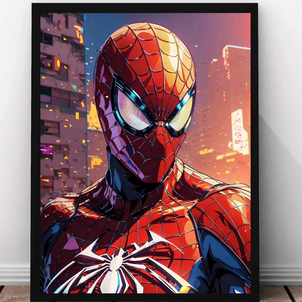Spider-man Art Print, Superhero Wall Decor, Comic Book Poster