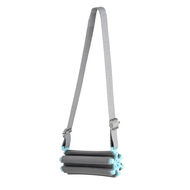 New Portable Golf Club Carrier 6-Club Retainer Clips with Adjustable Strap Lightweight Golf Club Holder for Outdoor Sports
