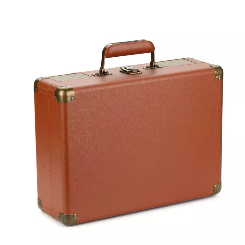 Retro portable vinyl record player, Bluetooth/USB/TF playback, suitable for family gatherings, outdoor camping, party gifts