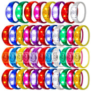 10-300PC LED Glow Bracelets Sound Activated Flashing Light Up Bracelet Luminous Bracelet for New Years Eve Music Control Concert