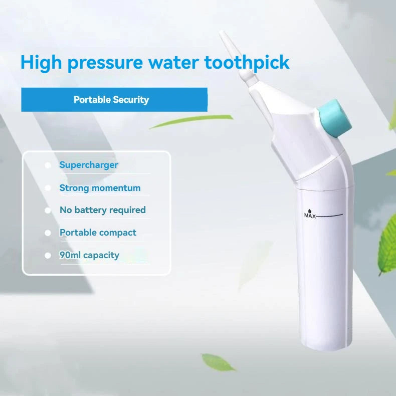 Keep your smile fresh on the go with this portable oral irrigator—high-pressure water flossing for a deep clean anytime, anywhere!