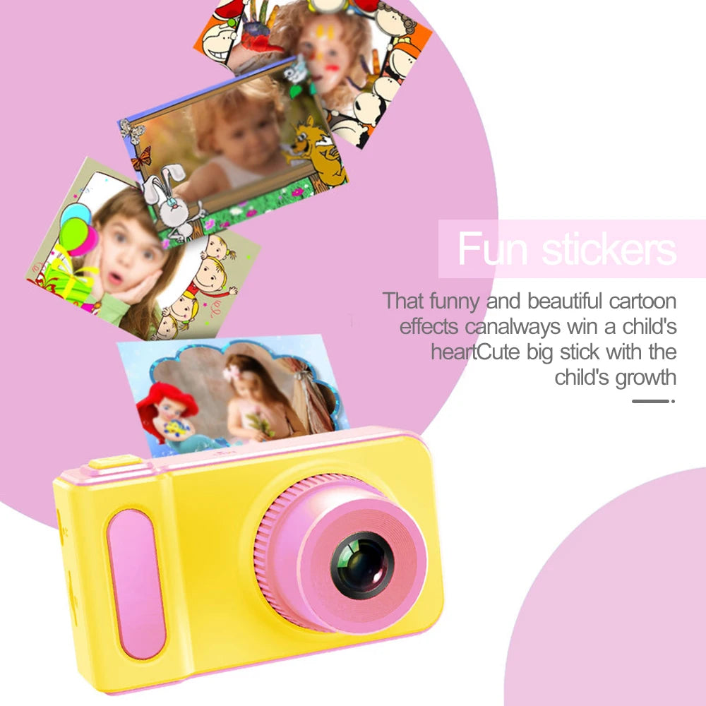 Capture every adorable moment with this baby camera featuring an 8.0MP sensor and HD screen—perfect for kids and family fun!