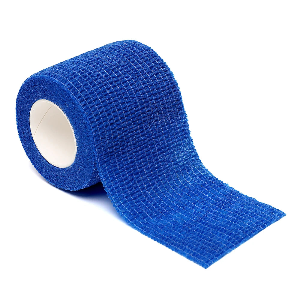 12pcs of 4.8-Meter Elastic Sports Self-Adhesive Bandages, Protecting Fingers, Ankles, Palms, and Shoulders, Knee Protection