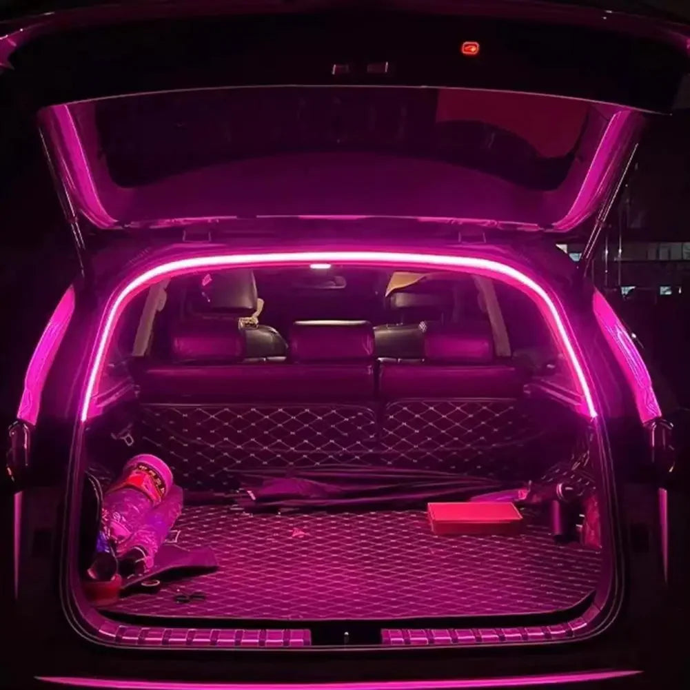 Universal Automatic Led Trunk Light Automatic Sensor Car Trunk Light Strip with Dynamic Flowing Illumination for Fit Easy