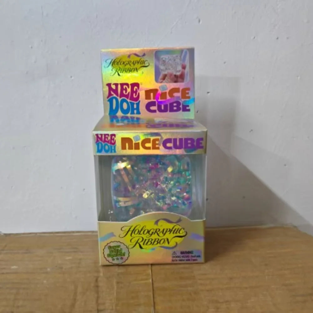 2026 Schylling Needoh Nice Cube Sensory Fidget Cube Stress Relief Anxiety Sensory Tool for Focus ADHD Office Desk Calming Gadget