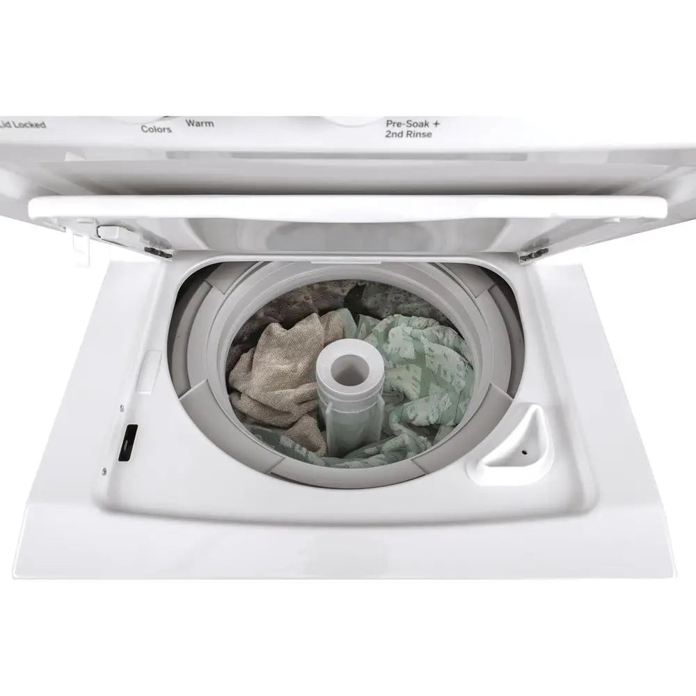 24-Inch Compact Laundry Center: 2.3 Cu. Ft. Washer & 4.4 Cu. Ft. Dryer in White