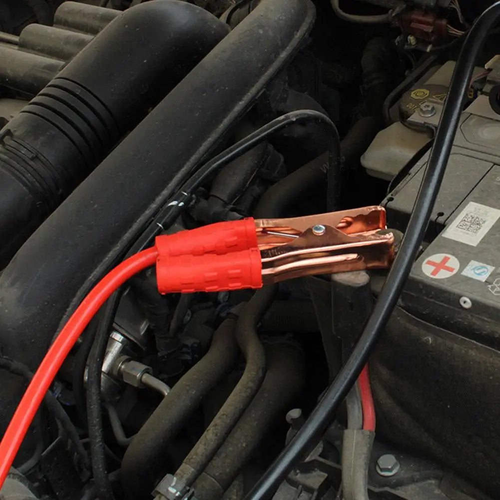 Get back on the road fast with these durable car battery jump cables—your essential roadside rescue tool!