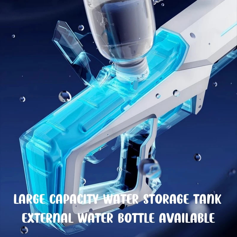 42cm Electric Water Guns for Adults High Pressure Automatic Absorb Water Watergun Summer Outdoor Beach Pool Toys for Kids Gifts