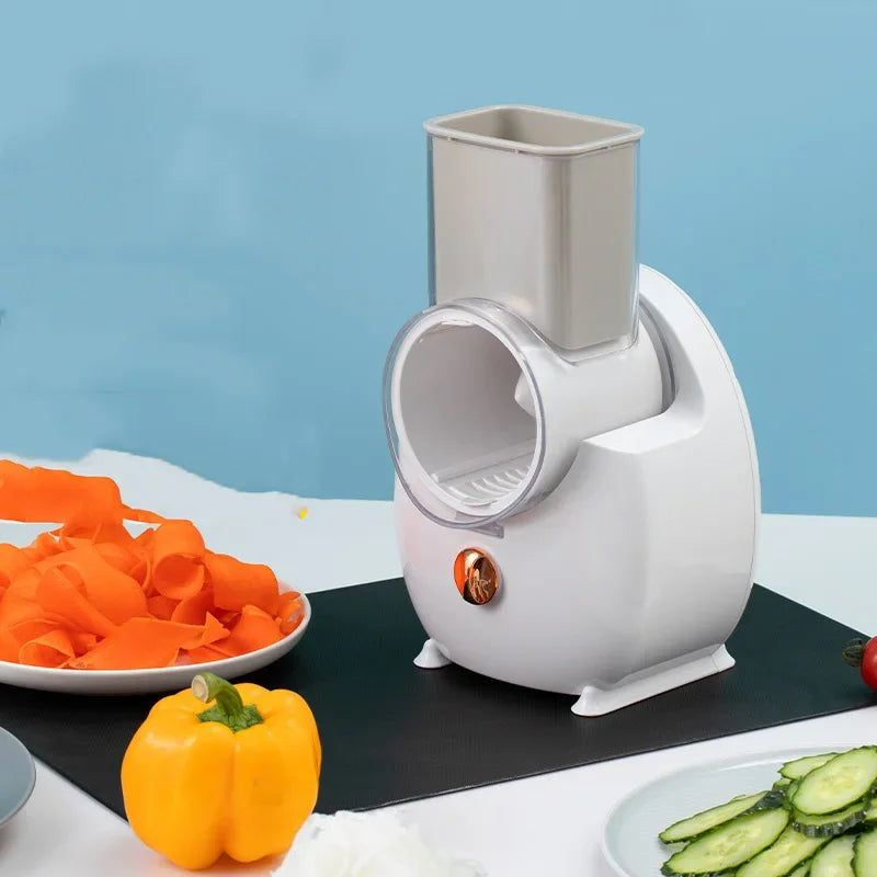 Vegetable Cutter 1PC Multifunctional Home Kitchen Electric Vegetable Cutter Vegetable Slicer Shredder Automatic