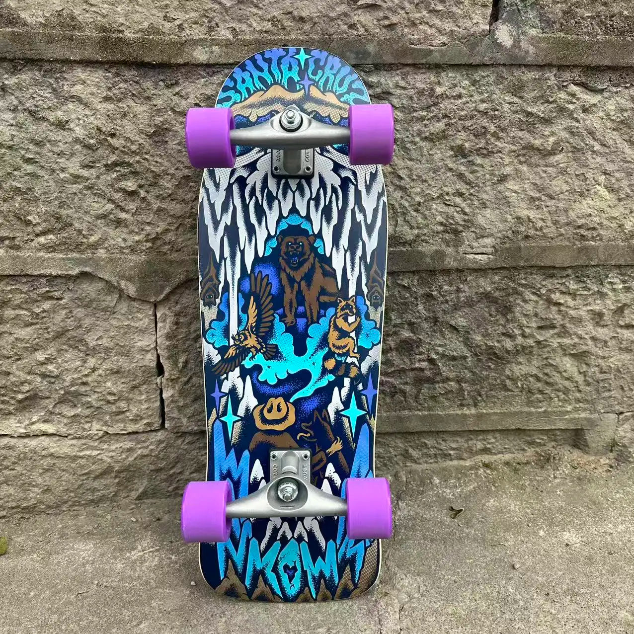 Surf Land Skateboard CX4 CX7 Maple Single Kick Carving Cruiser Skate Board Longboard Pumping Cool Side Sport Street Outdo
