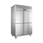 4-Door Commercial Freezer Refrigerator