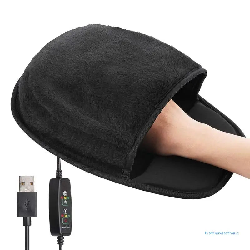 Heated Mouse Pad Hand Warmer USB Heated Gaming Mousepad with 3 Heating Modes for Office Home Computer Laptop