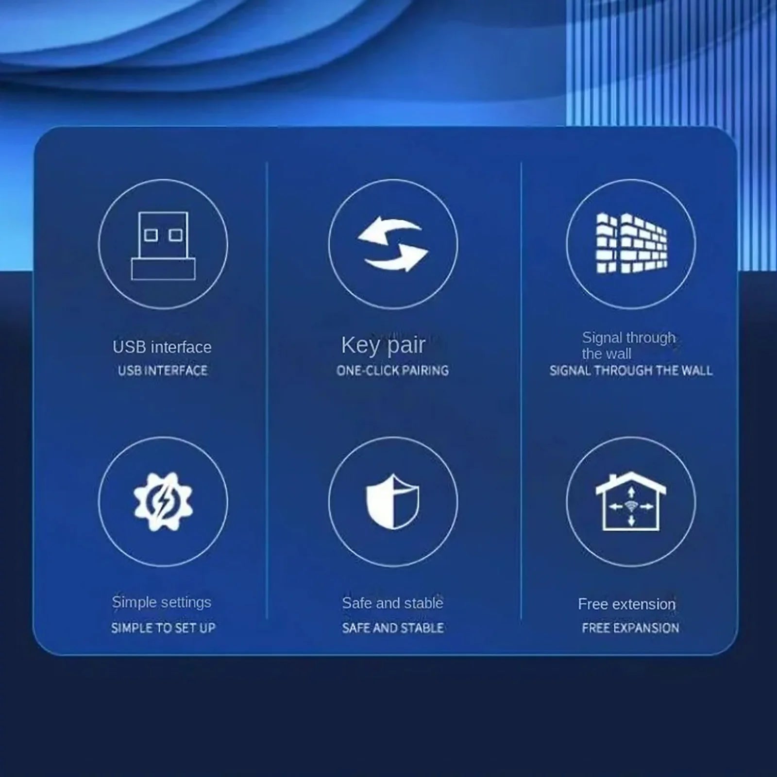 Wireless USB WiFi Repeater Extender WiFi Signal Amplifier Booster Long Range Wi-Fi Router