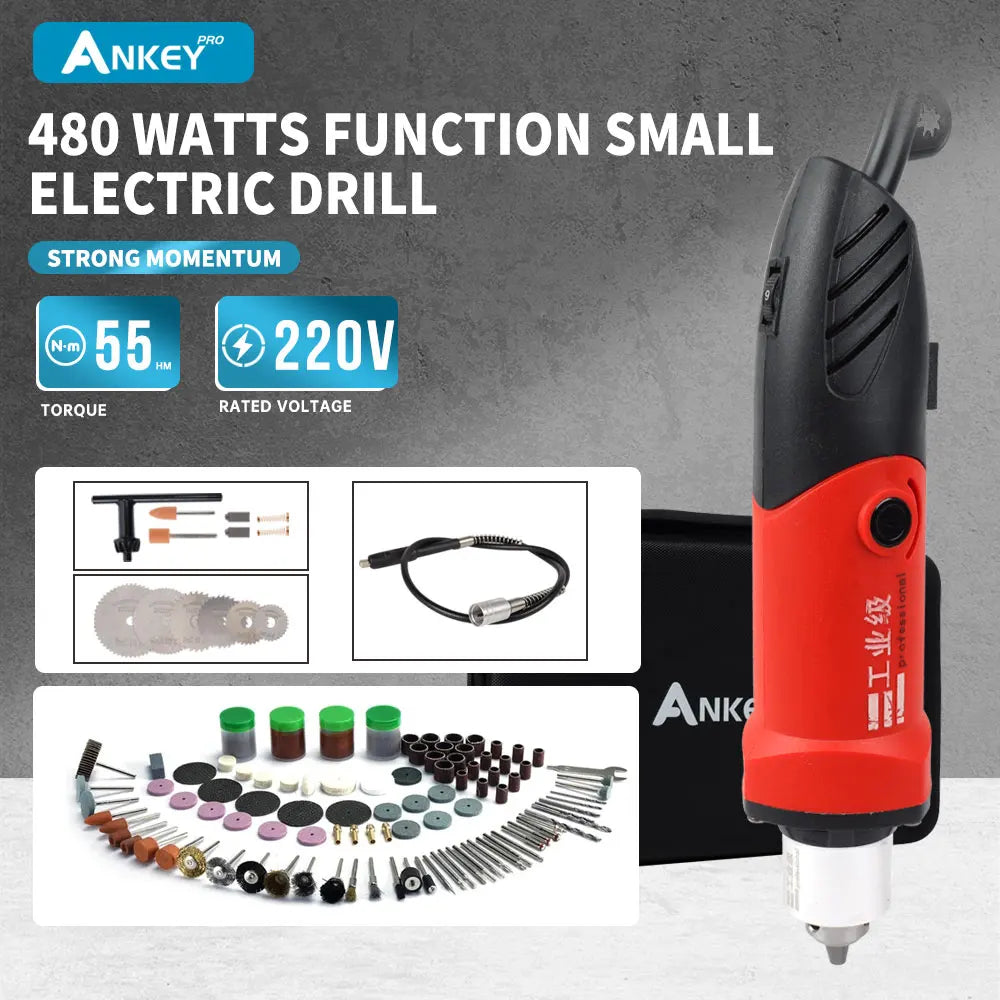 Electric Drill Engraving Pen Grinder Mini Drill Power Tools DIY Drill 480W Engraver Dremel Electric Rotary Tool Grinding Machine