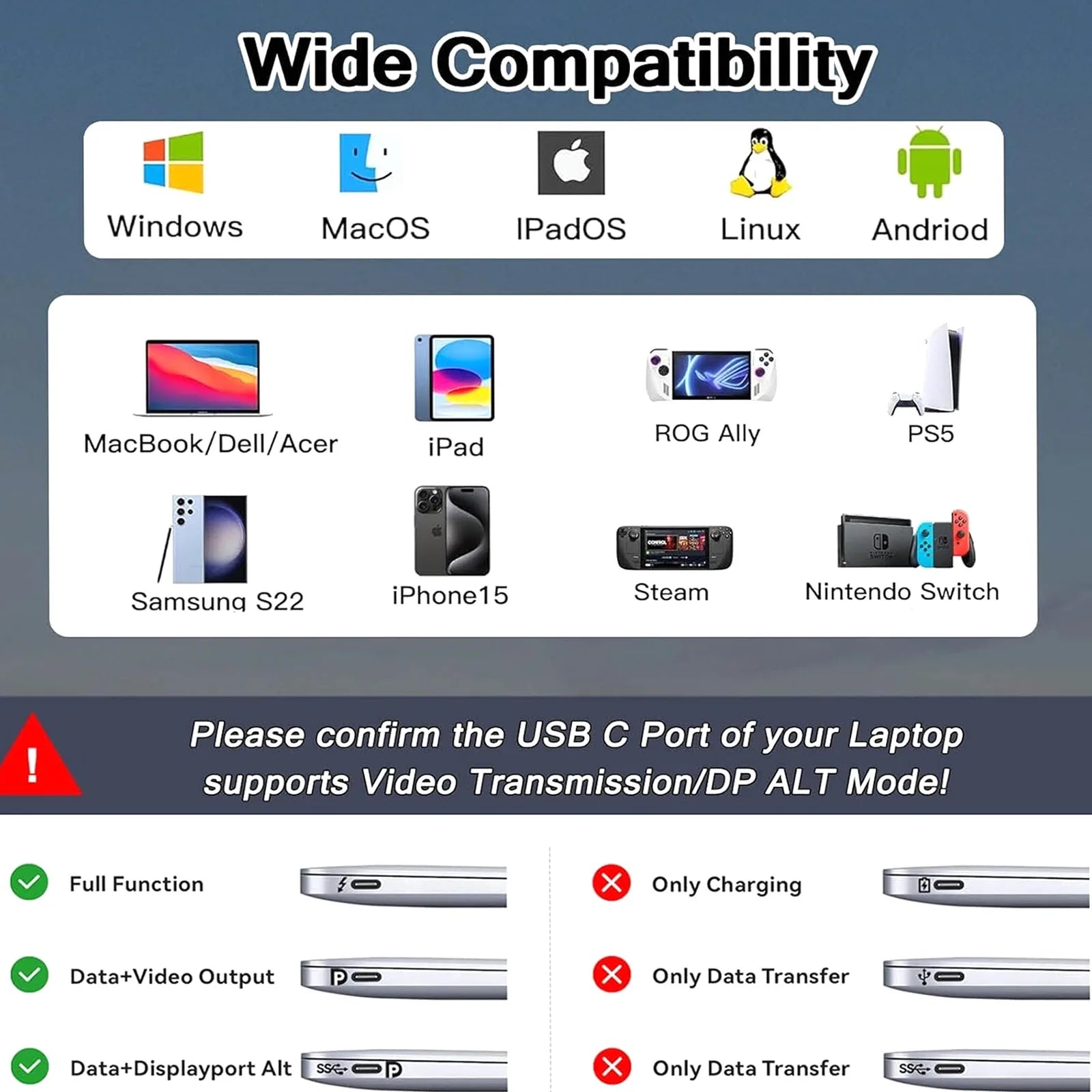 USB C Hub  (Type C)