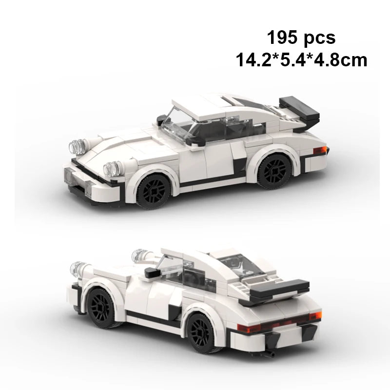 Technical Car Speed Racing Building Blocks Bricks Sets Sports Car MOC Garage City Vehicle Creative Toys For Kids