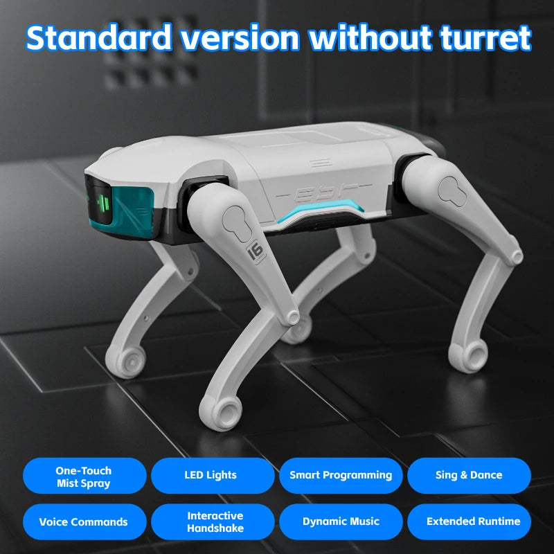 New Y16 2026 Intelligent AI RC Robot Dog Voice Dialogue APP Remote Control Programming Singing Dancing Machine Dog Kids Gift Toy