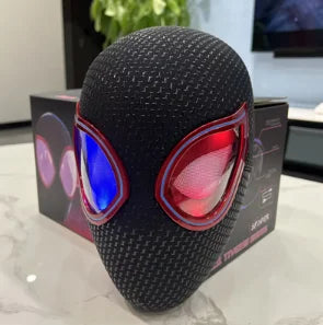 In Stock Miles Spider-Man 1:1 Scale Electronic Mask With Moving Glowing Eyes Ring Control Cosplay Toy Gift For Boys Gift