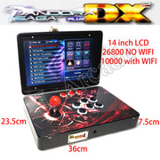 14-Inch 3D Pandora 26800 in 1 Folding Portable Arcade Console Pandora DX Box 720P HD Screen Mini Arcade Moonlight