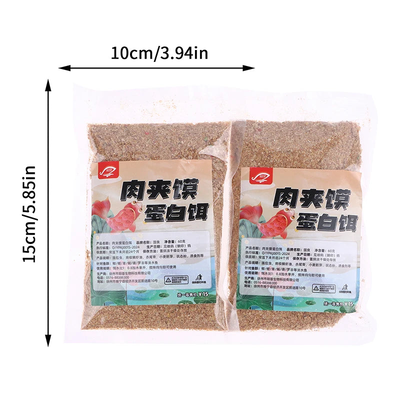 Natural Bait Processed Fishing Food Strong Flavor Groundbait Attractant Additive Scent Feed For Carp Crucian Catfish
