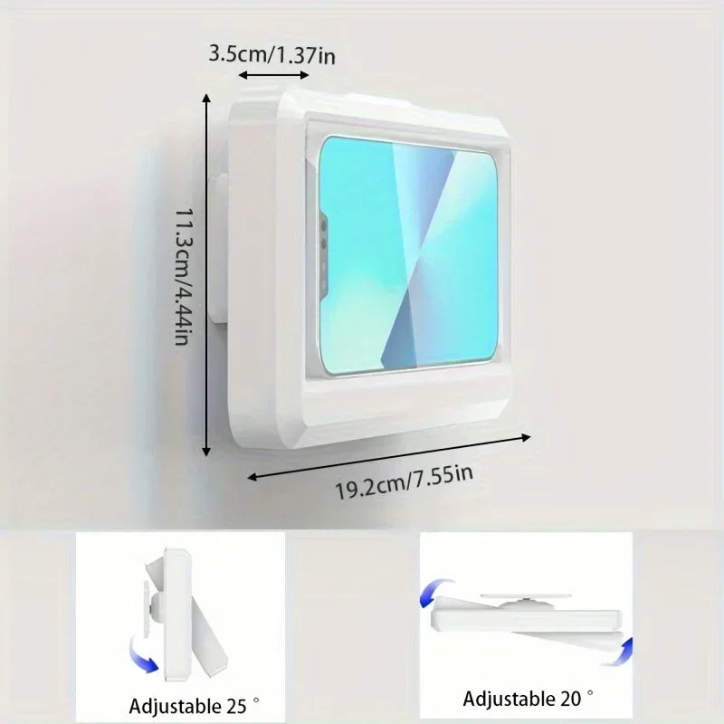 360 Rotation Waterproof and Anti-fog Mobile Phone Case for Bathroom /Shower