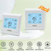 Maintain perfect comfort with this heat electric room thermostat—compatible with water and gas boilers for precise floor heating temperature control!