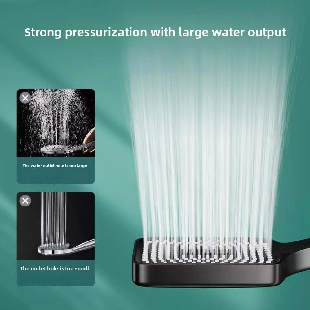 Adjustable Shower Head 3 Mode Rainfall Shower