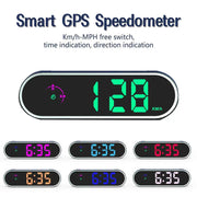 Car Digital Speedometer Head Up Display Speed Real Time Display GPS Kmh HUD for All Cars Car Electronics Accessories