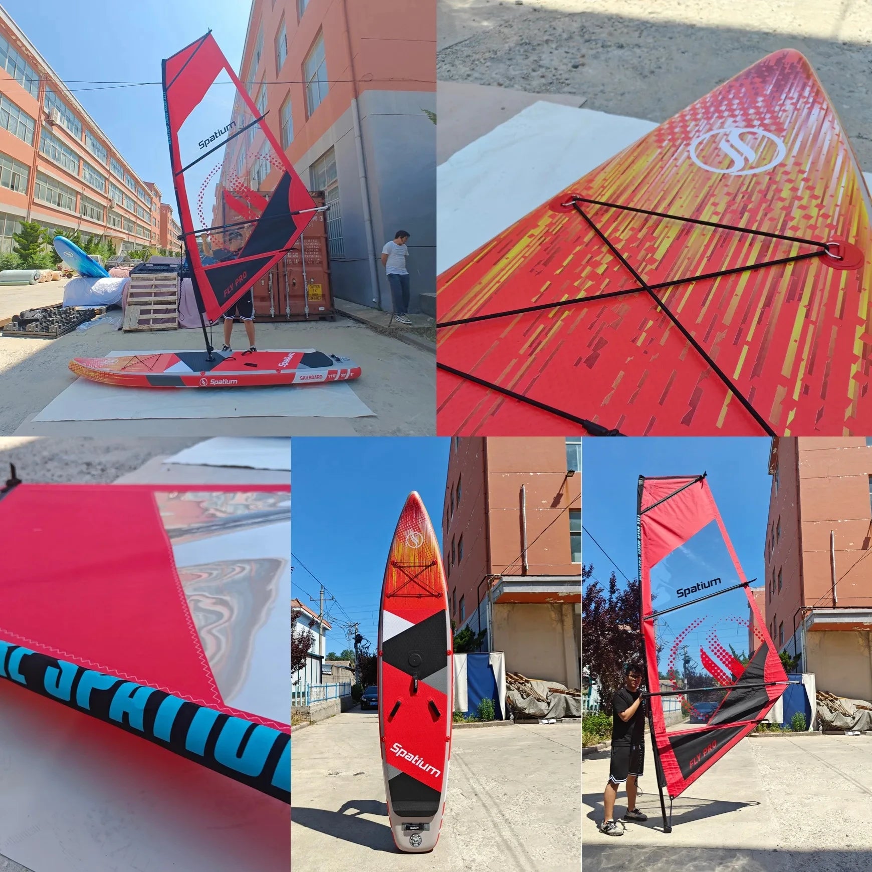 Water Surfing 2-in-1 Windsurf Sail With Sup Board Windsurfing For Smooth Sailing And Paddleboarding Inflatable Surfboard Sailing
