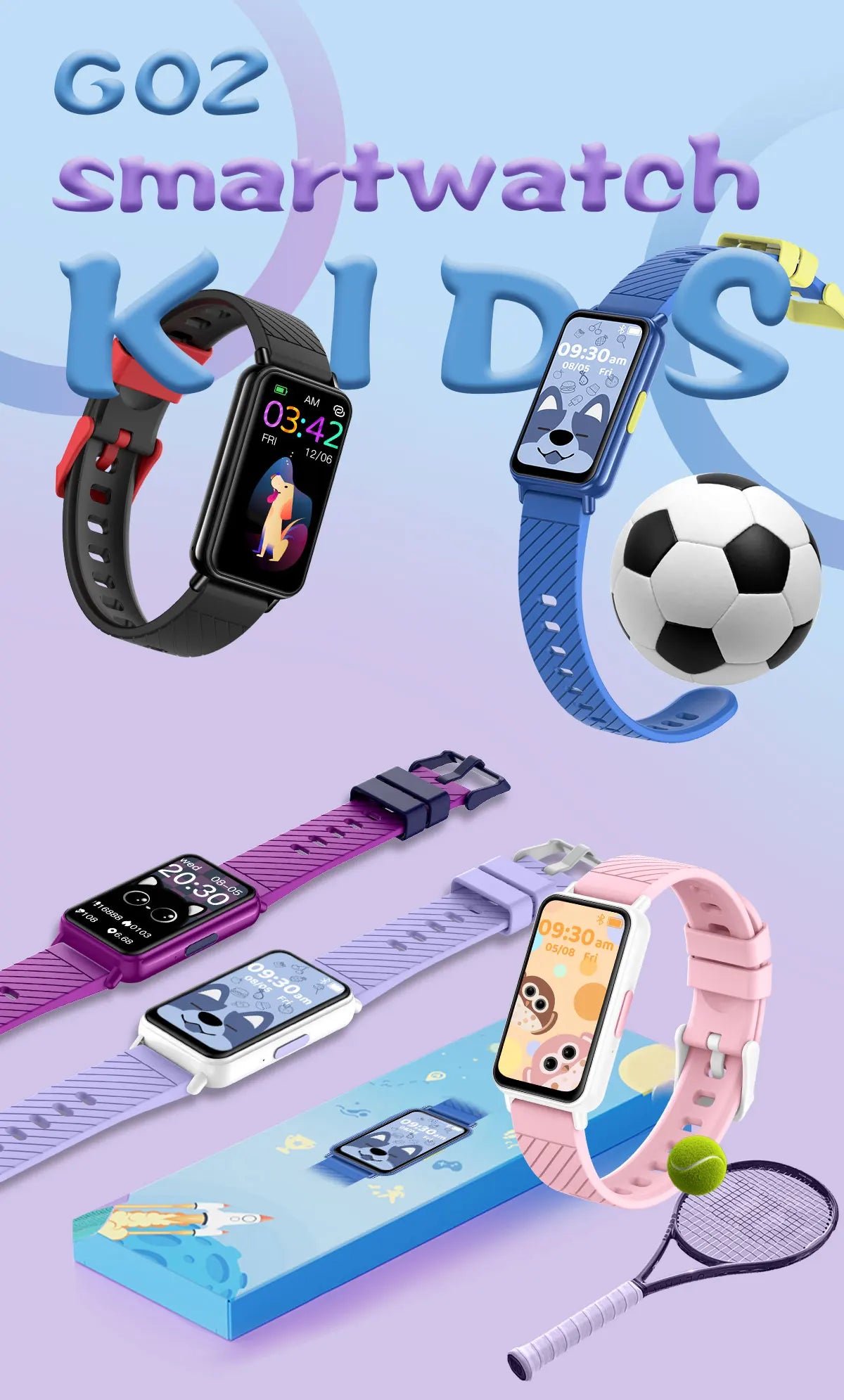 Keep your little ones entertained and organized with this smart watch for kids—featuring educational games, camera control, calculator, alarm, and activity tracker!